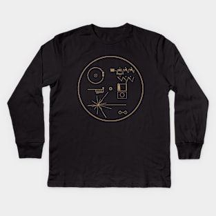 Voyager Golden Record Kids Long Sleeve T-Shirt